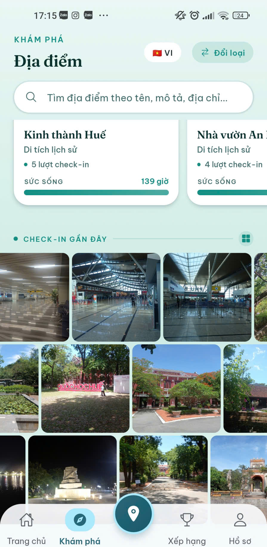 Trang khám phá Still Here: bộ sưu tập di tích lịch sử và lưới ảnh check-in gần đây